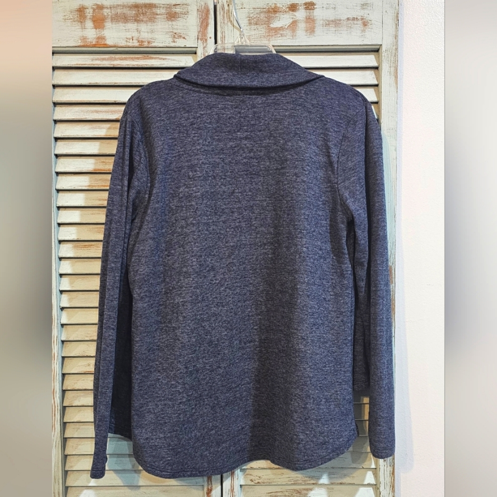 Sunday Open Front Waterfall Cardigan Size Small H… - image 5